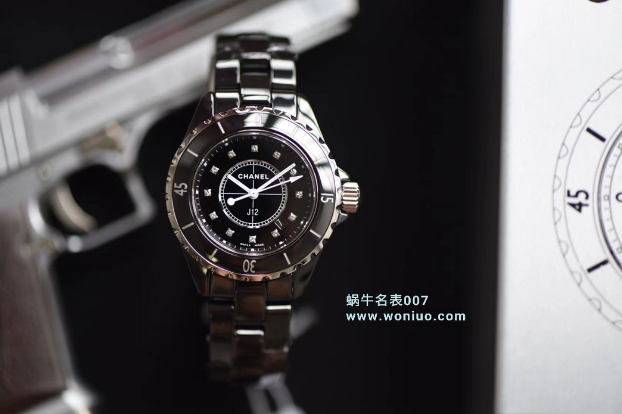 【独家视频评测】KOR韩版顶级复刻高仿香奈儿 J12香奈儿INTENSE 重置加强版女士石英腕表 / X033