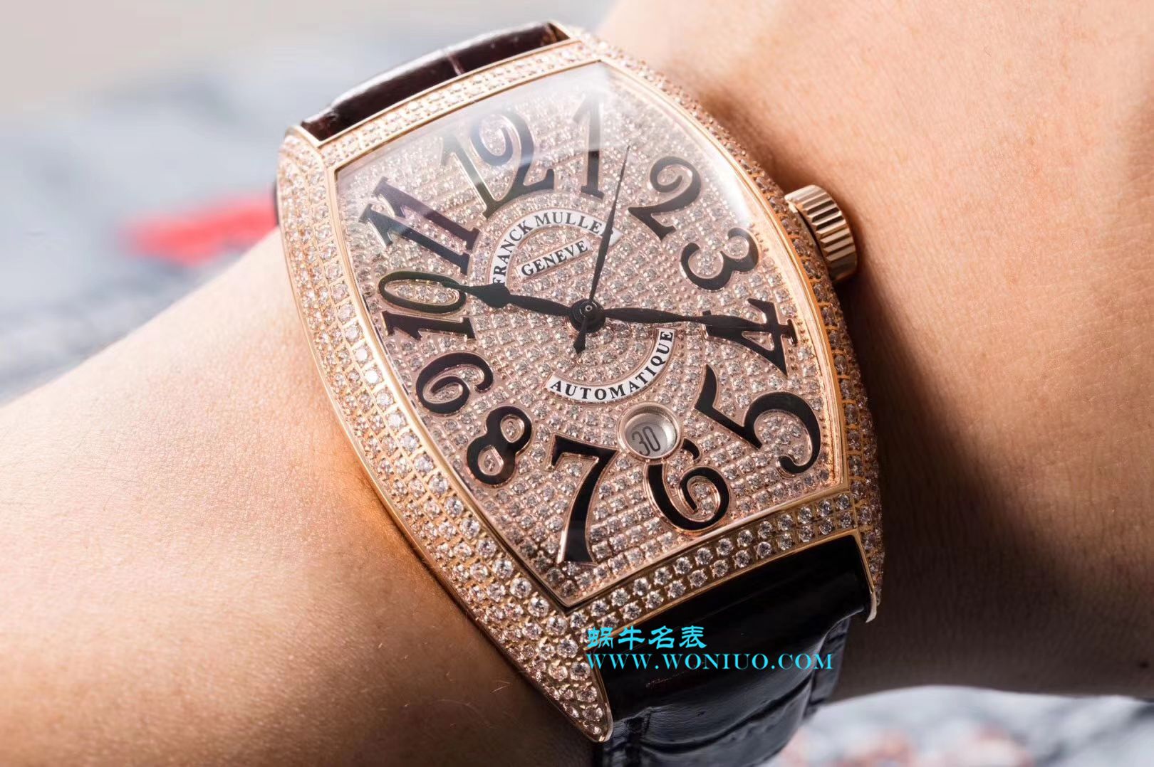 【GF新品-复刻高仿男神特供版】Franck Muller 法穆兰Casablanca系列8880酒桶型男表 / FL025
