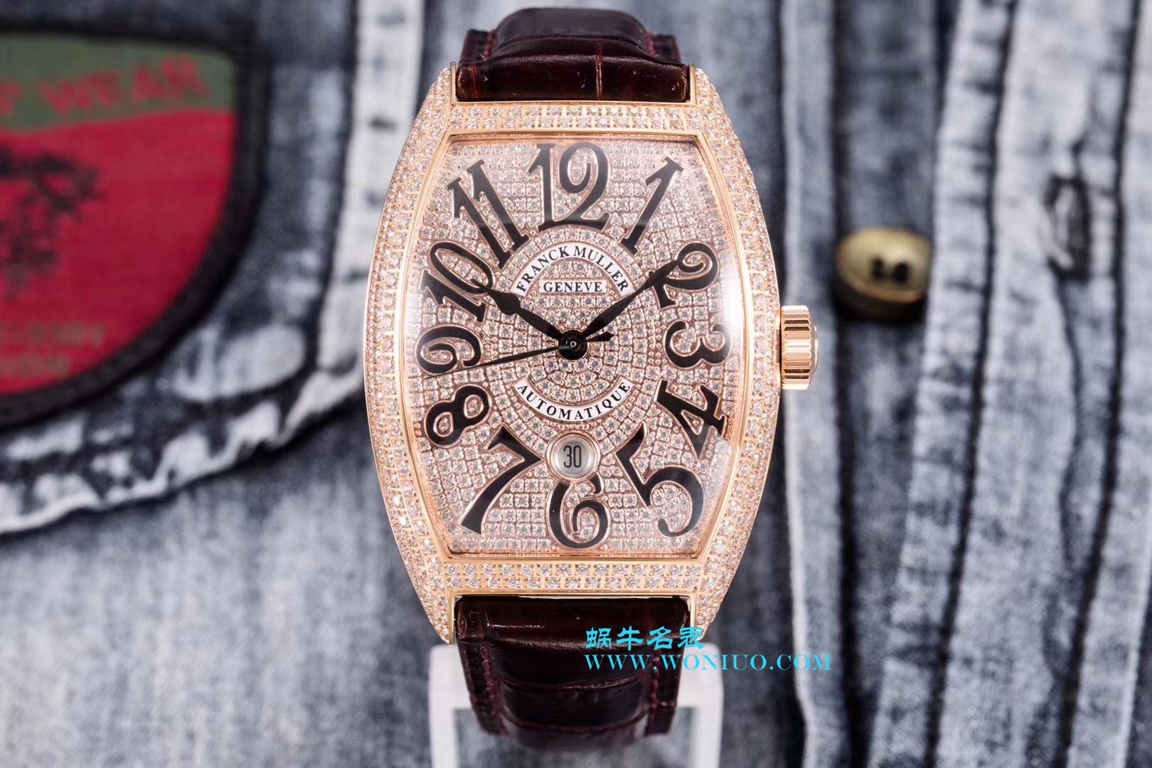 【GF新品-复刻高仿男神特供版】Franck Muller 法穆兰Casablanca系列8880酒桶型男表 / FL025