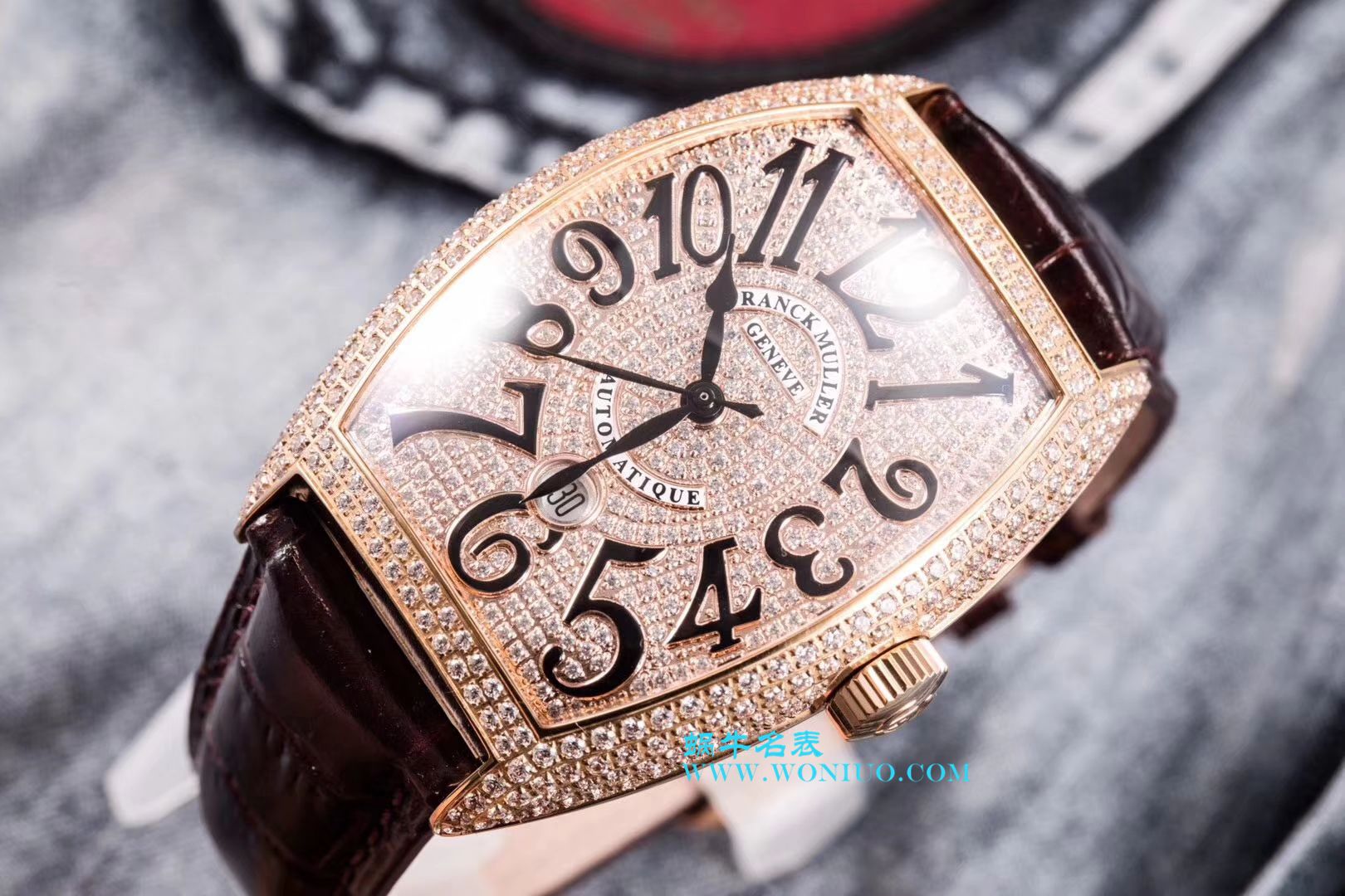 【GF新品-复刻高仿男神特供版】Franck Muller 法穆兰Casablanca系列8880酒桶型男表 / FL025