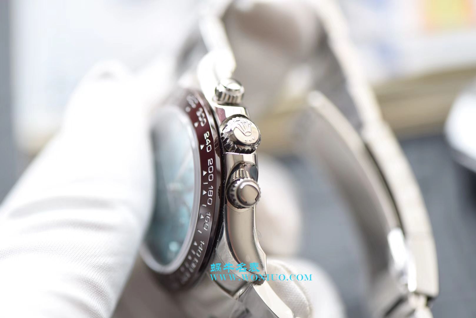 【N厂一比一超A高仿手表】劳力士宇宙计型迪通拿系列116506-78596冰蓝盘棕面计时外圈腕表 / R236