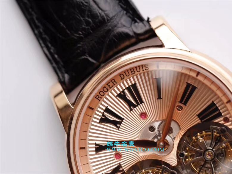 罗杰杜彼致敬系列真双陀飞轮 行业唯一一款搭载双飞轮的顶级复刻高仿腕表 / LJ022