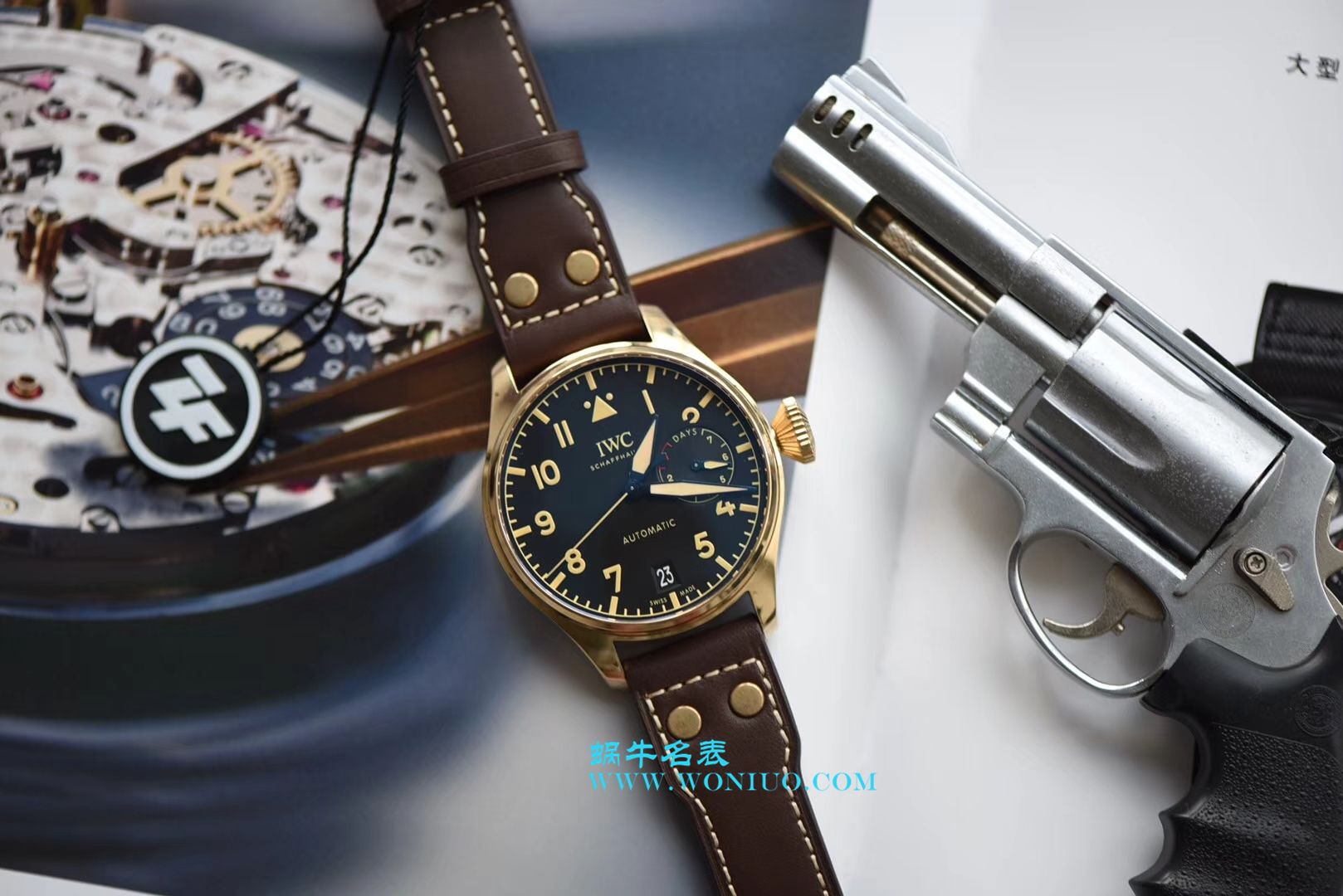 ZF新品--万国IWC空中霸主复刻高仿（大飞行员）系列——IW501005青铜腕表 / WG169