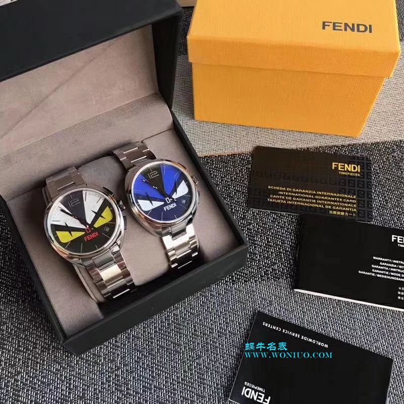 FENDI芬迪小怪兽石英计时男女中性手表（张艺兴同款） / Fendi990