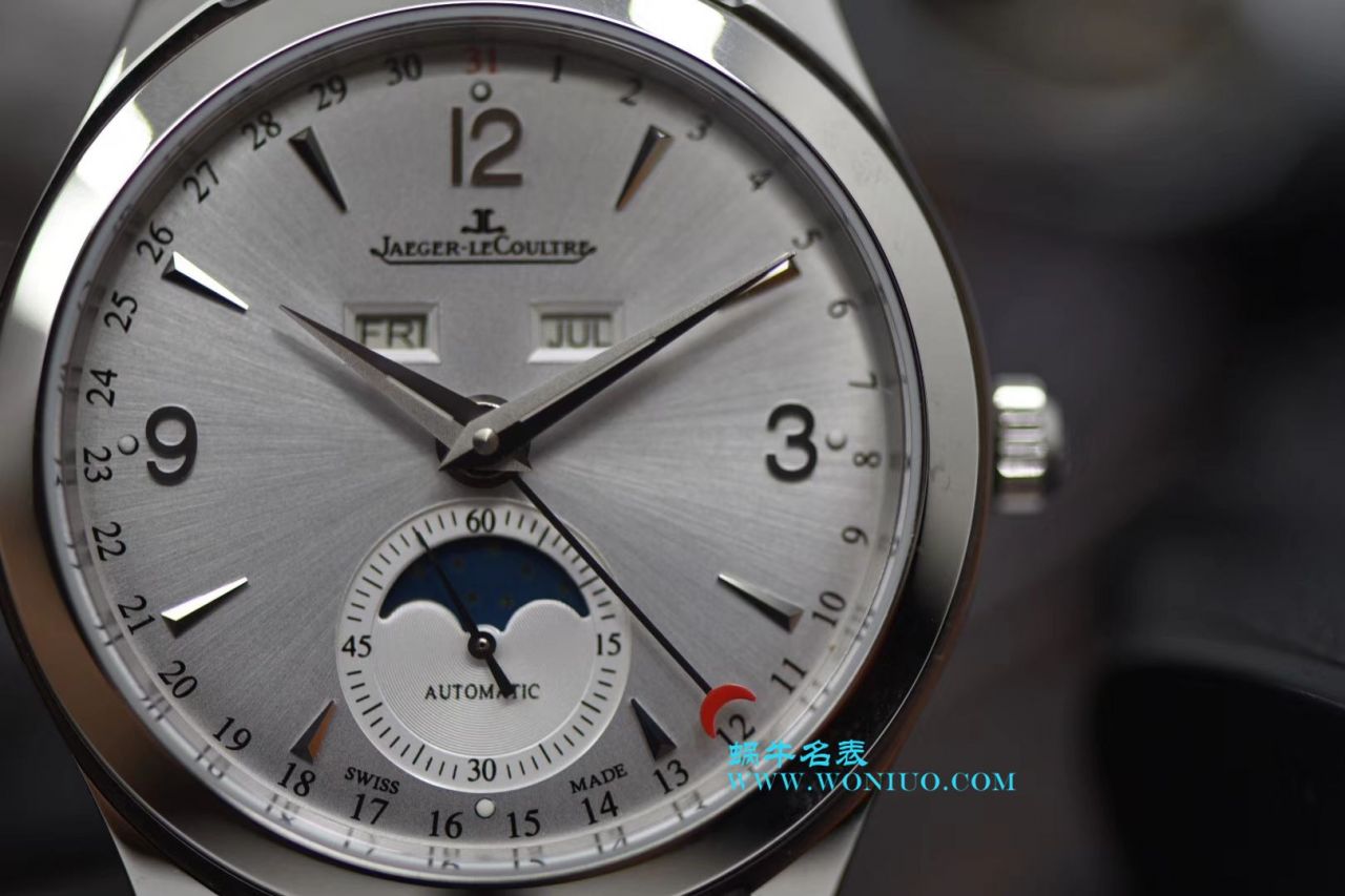 【OM一比一超A高仿手表】积家大师系列Q1558420多功能月相腕表 / JJ112