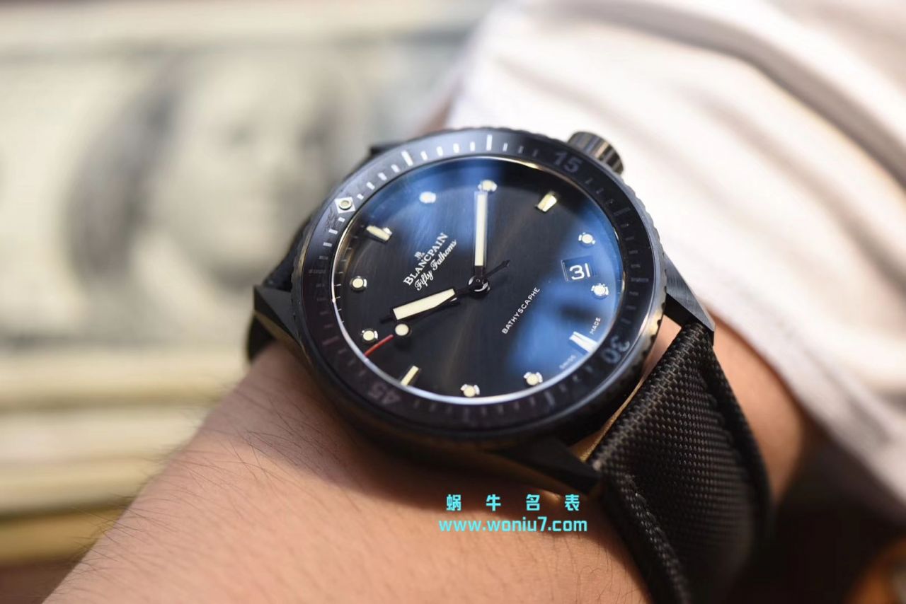 【GF一比一超A高仿手表】宝珀五十噚系列5000-1230-B52A腕表 / BP052