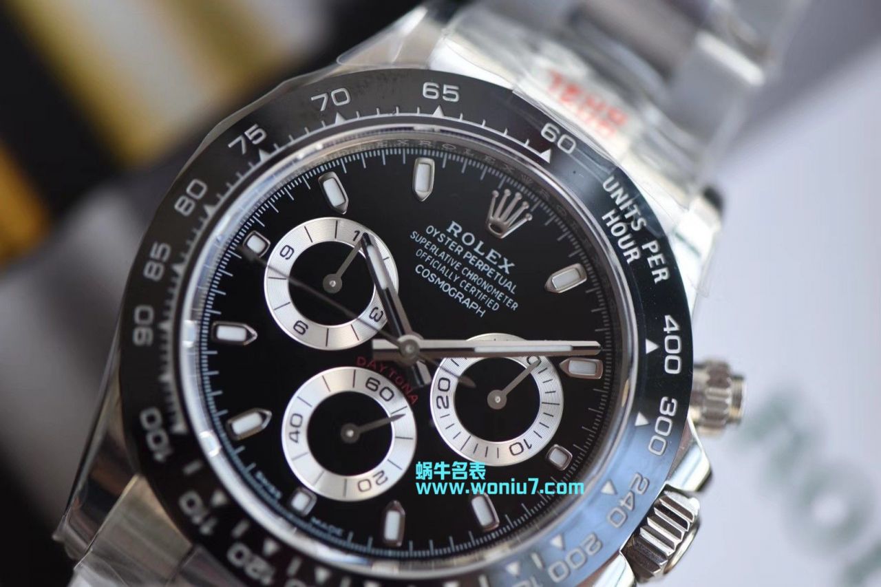 【N厂最新神作～原装结构4130迪通拿】一比一复刻高仿116500LN-78590陶瓷圈黑盘机械手表 / R218