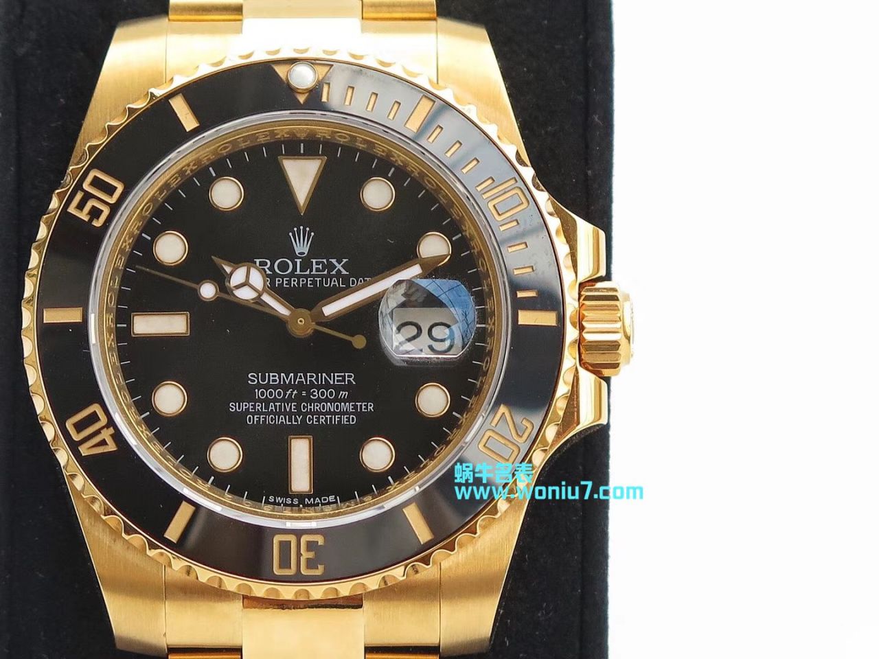 【独家视频评测VR一比一超A高仿手表】劳力士潜航者型116612-LN-97203包间金黑水鬼 / R197