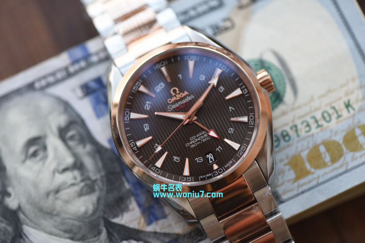 【VS一比一超A复刻高仿手表】欧米茄海马系列231.20.43.22.06.003 GMT腕表 / M359