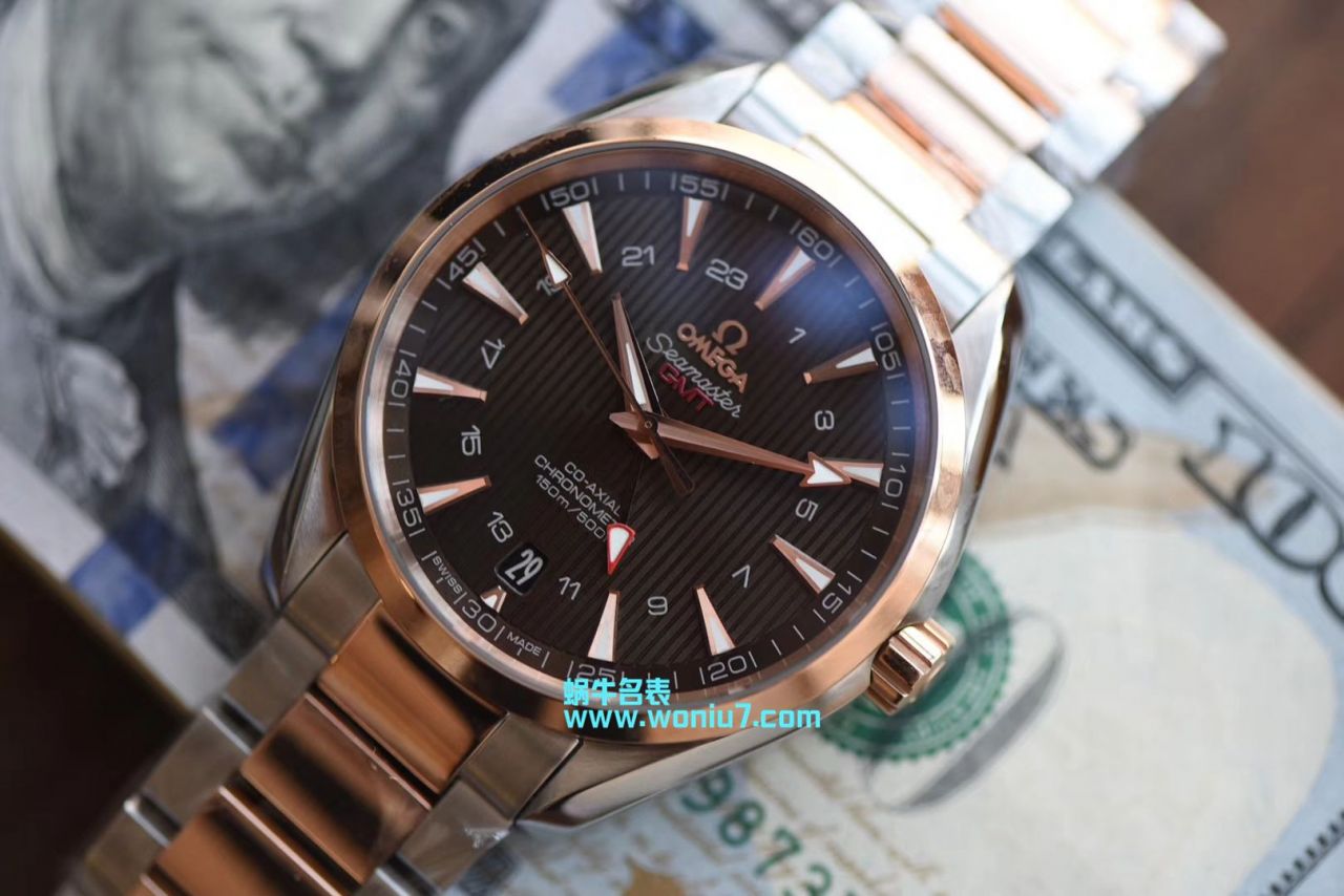 【VS一比一超A复刻高仿手表】欧米茄海马系列231.20.43.22.06.003 GMT腕表 / M359