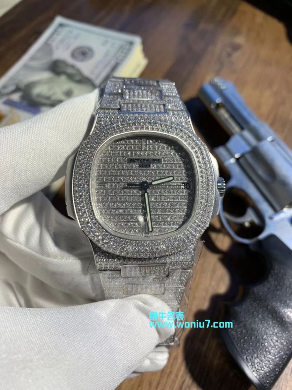 【PF一比一超A复刻高仿手表】百达翡丽运动系列5719/10G-010腕表(鹦鹉螺) 