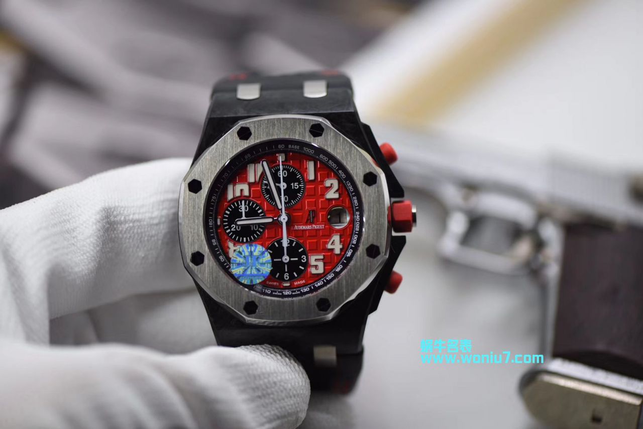 【JFAP红魔一比一超A高精仿】爱彼千禧系列26190OS.OO.D003CU.01男士机械手表 / AP007