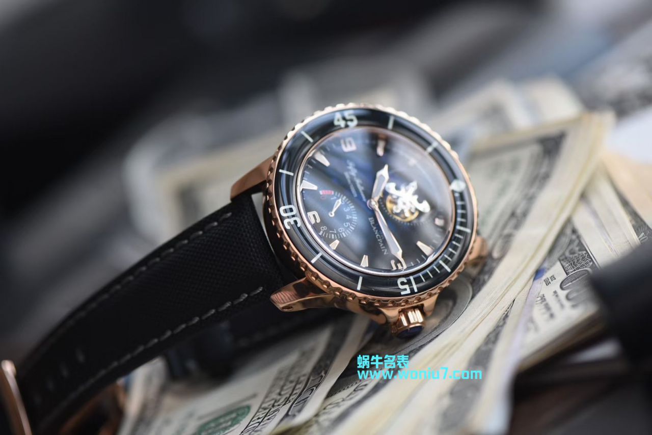 【JB一比一超A复刻高仿手表】宝珀五十噚系列5025-3630-52A陀飞轮腕表 / BP055