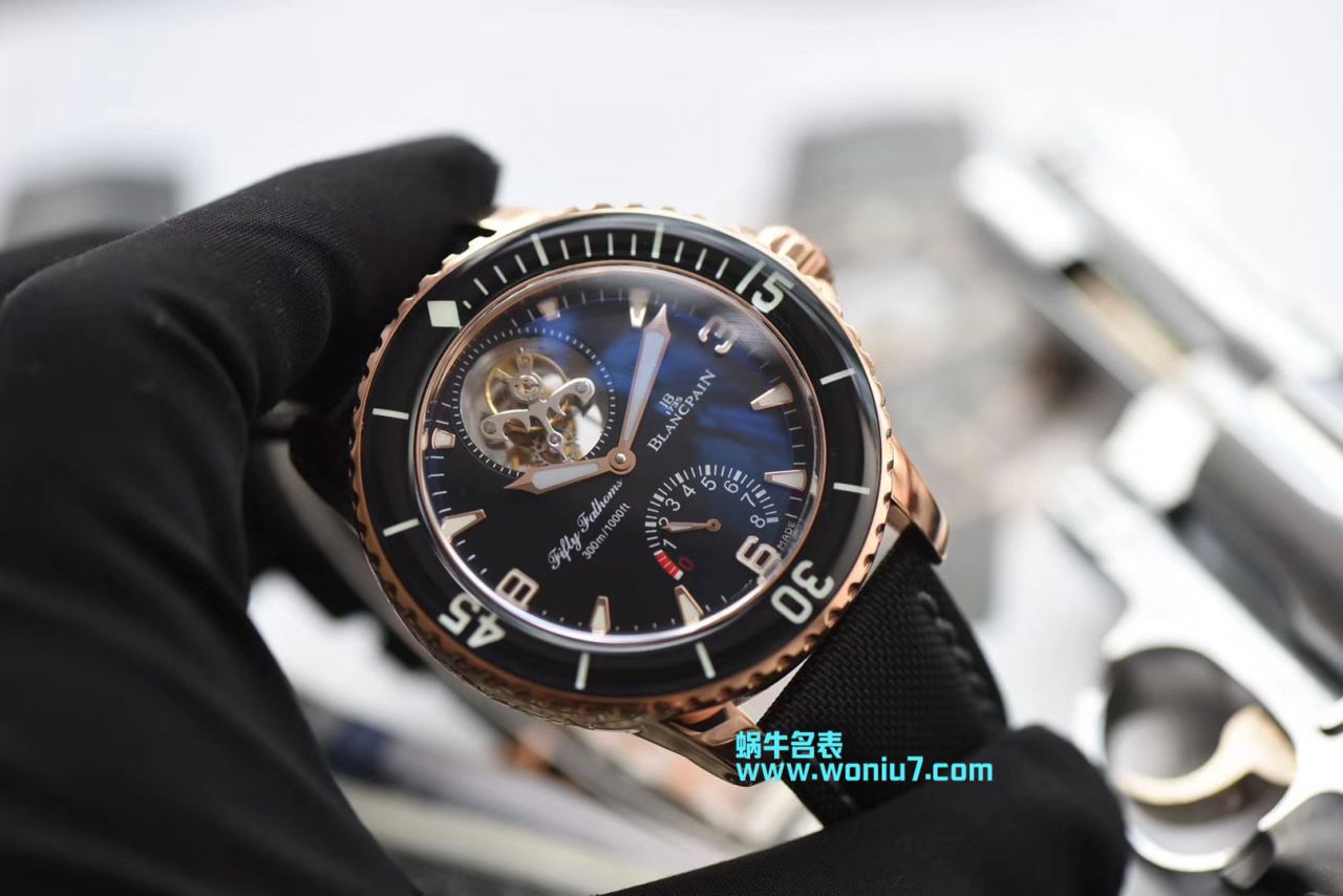 【JB一比一超A复刻高仿手表】宝珀五十噚系列5025-3630-52A陀飞轮腕表 / BP055