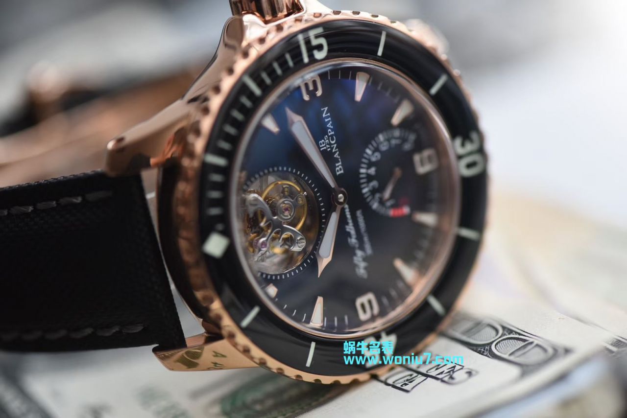 【JB一比一超A复刻高仿手表】宝珀五十噚系列5025-3630-52A陀飞轮腕表 / BP055