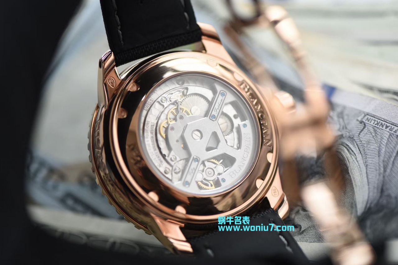 【JB一比一超A复刻高仿手表】宝珀五十噚系列5025-3630-52A陀飞轮腕表 / BP055