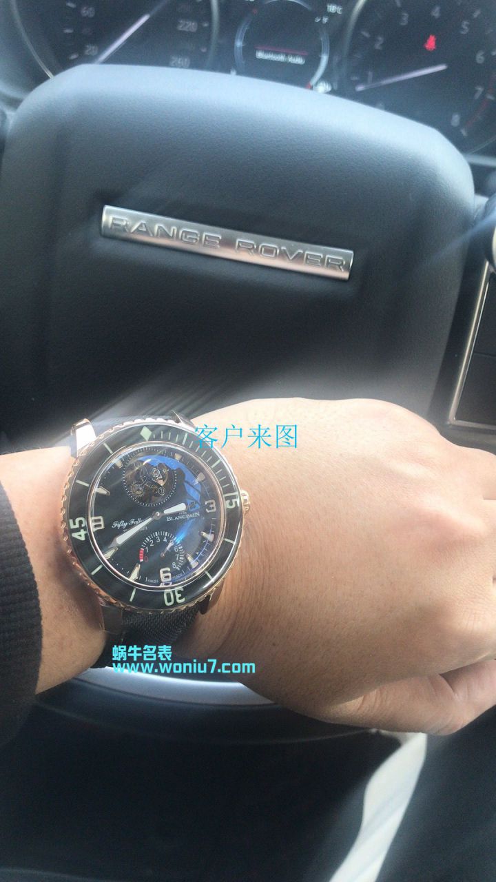 【JB一比一超A复刻高仿手表】宝珀五十噚系列5025-3630-52A陀飞轮腕表 / BP055