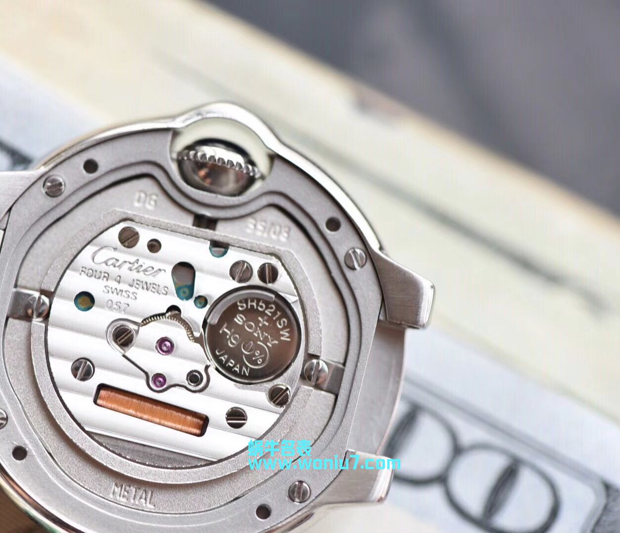 【V6一比一超A高仿手表】卡地亚蓝气球系列WE902030女士28MM石英腕表 