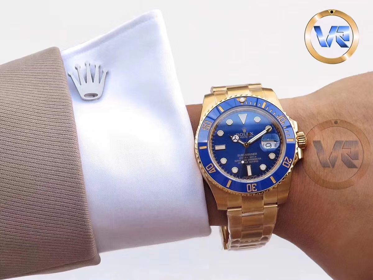 【独家视频评测VR一比一超A高仿手表】劳力士潜航者型116612-LN-97203包间金黑水鬼 / R197