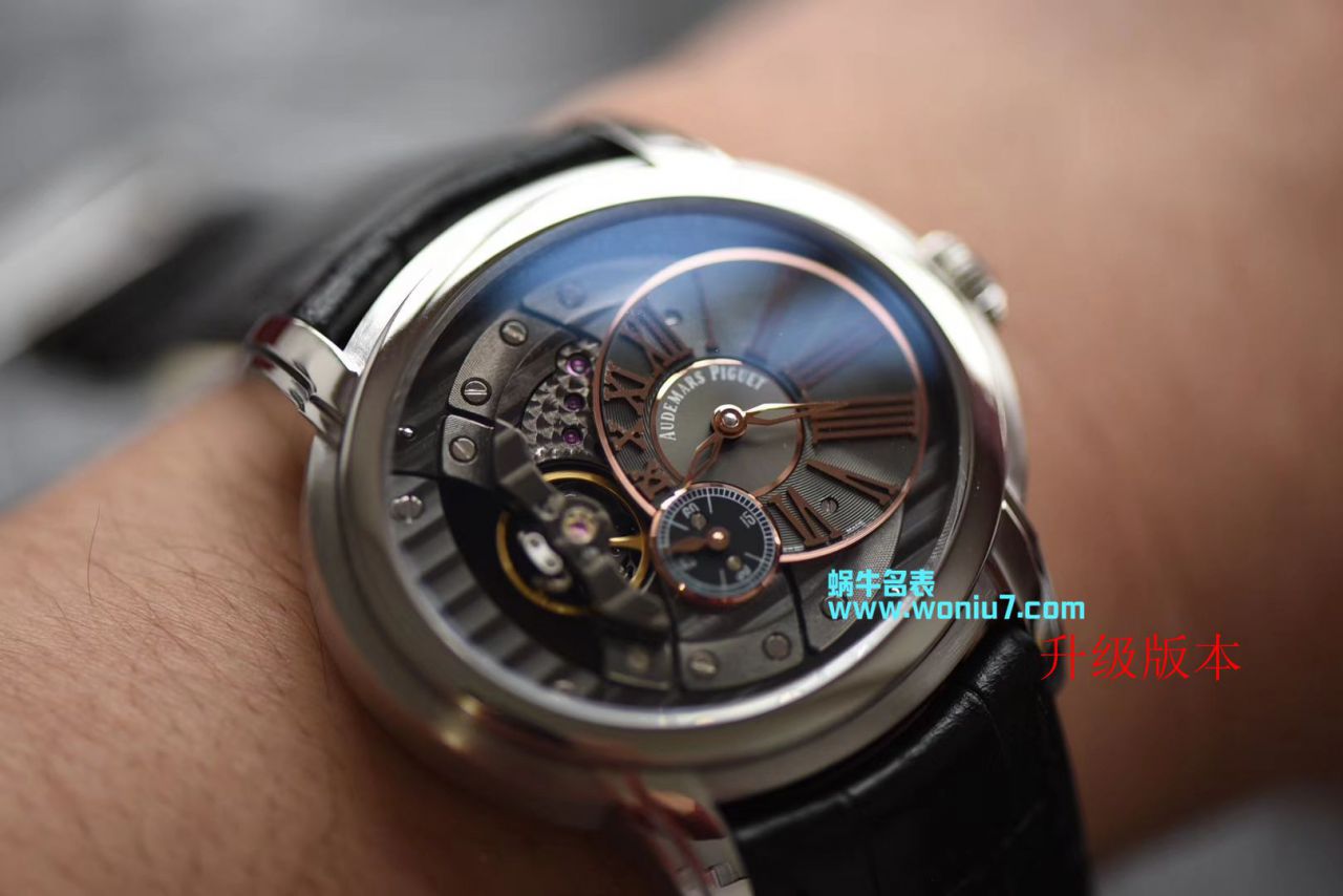 【V9一比一超A高仿手表】爱彼千禧系列15350OR.OO.D093CR.01、15350ST.OO.D002CR.01腕表 / AP135