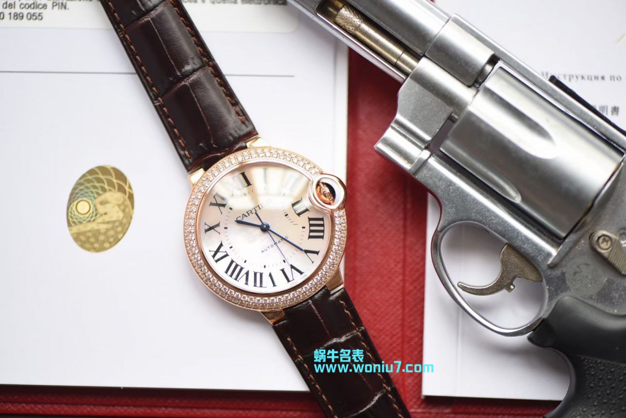 V6出品 卡地亚奢华蓝气球36 毫米女装机械腕表 / K172