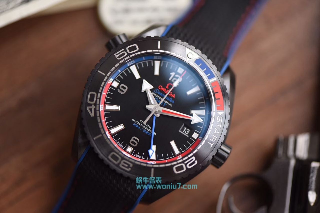 【VS一比一超A复刻高仿手表】欧米茄海马系列深海之黑新西兰酋长队限定版215.92.46.22.01.004腕表 / M372