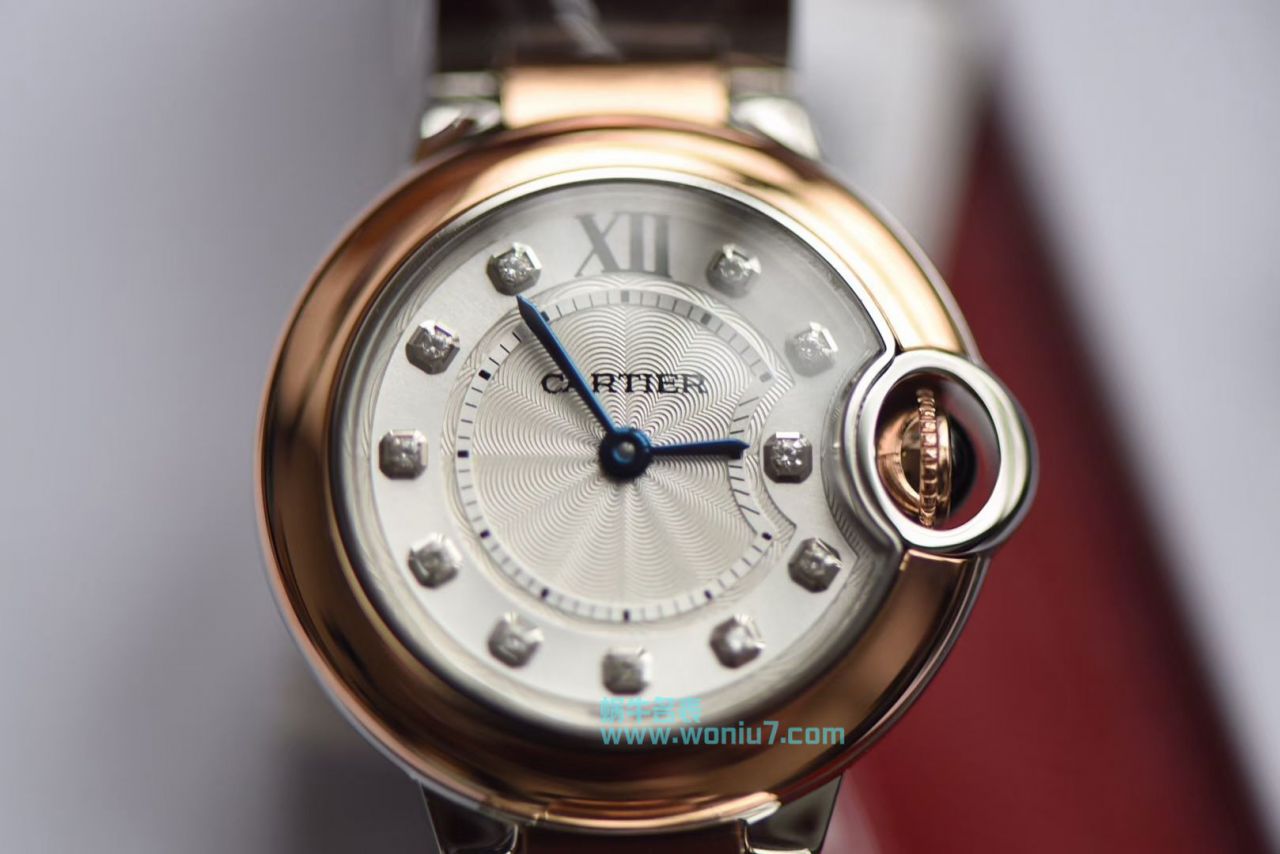 【V6一比一顶级超A高精仿手表】卡地亚蓝气球系列W3BB0005腕表女装28毫米石英机芯 / K182