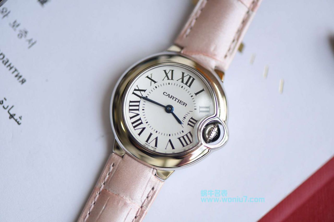 【HBBV6厂一比一超A高仿手表】卡地亚蓝气球系列小号蓝气球28毫米石英W69018Z4女士腕表 / K119