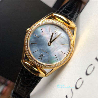 高端原单女装硬货！下手要快！Gucci新款真钻石英女表，表盘镶嵌52颗Vs1.1真钻、珍珠贝母面 / GUCCI KK11