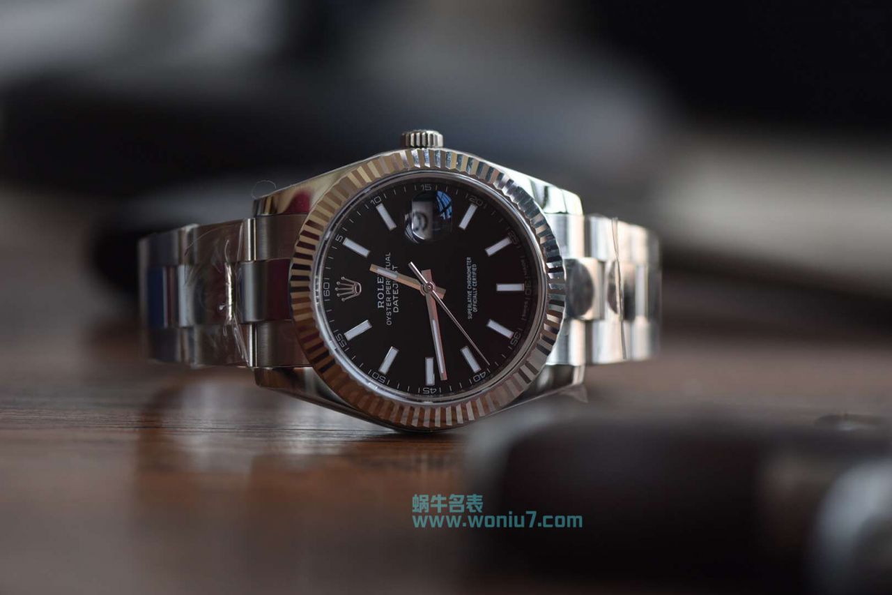 【AR一比一超A高精仿手表】劳力士日志型系列116334-黑盘腕表 / R257