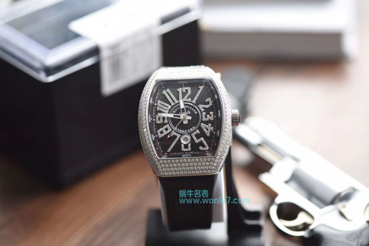 【最高版本复刻高仿～F M 霸气V45】法兰克穆勒VANGUARD系列V45镶钻腕表 / FL031