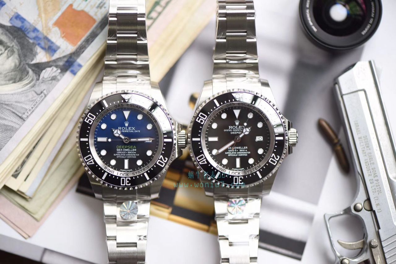 AR黑鬼王904L超级3135机新款 复刻高仿AR劳力士SEA-DWELLER鬼王44MM副本的十年精华 / R2115