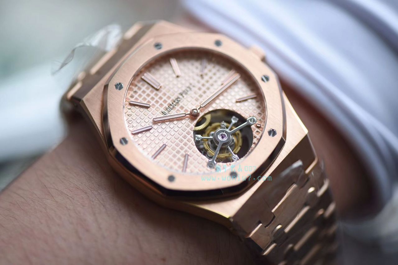 【JF超A复刻高仿陀飞轮手表】爱彼皇家橡树系列26515OR.OO.1220OR.01腕表、26510OR.OO.1220OR.01腕表 / AP153