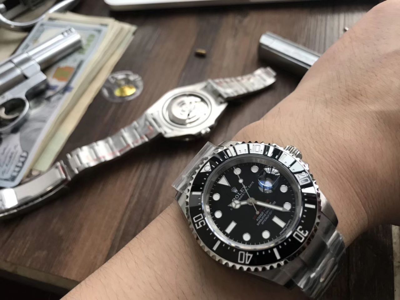 【N厂放大招～超级神器】劳力士顶级复刻高仿手表海使型系列单红126600腕表 / R269