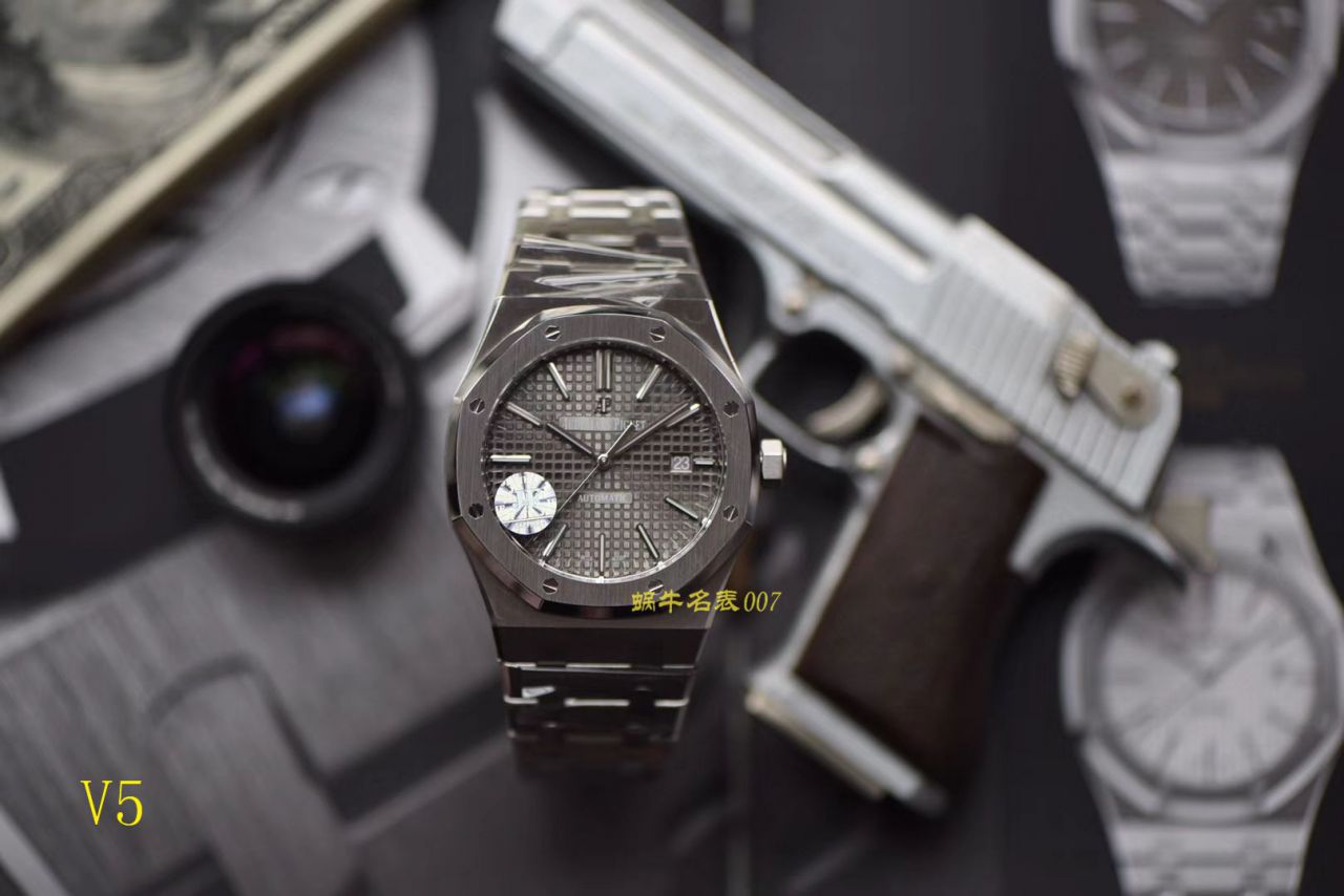 【JF一比一超A高仿手表】爱彼皇家橡树系列15400ST.OO.1220ST.04腕表 / AP129