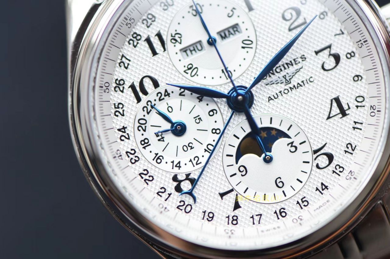 【视频评测YL工厂超A1:1精高仿手表】浪琴名匠专柜最新款 L2.773.4.78.6月相男表（自动锤L678.2刻字） / L060