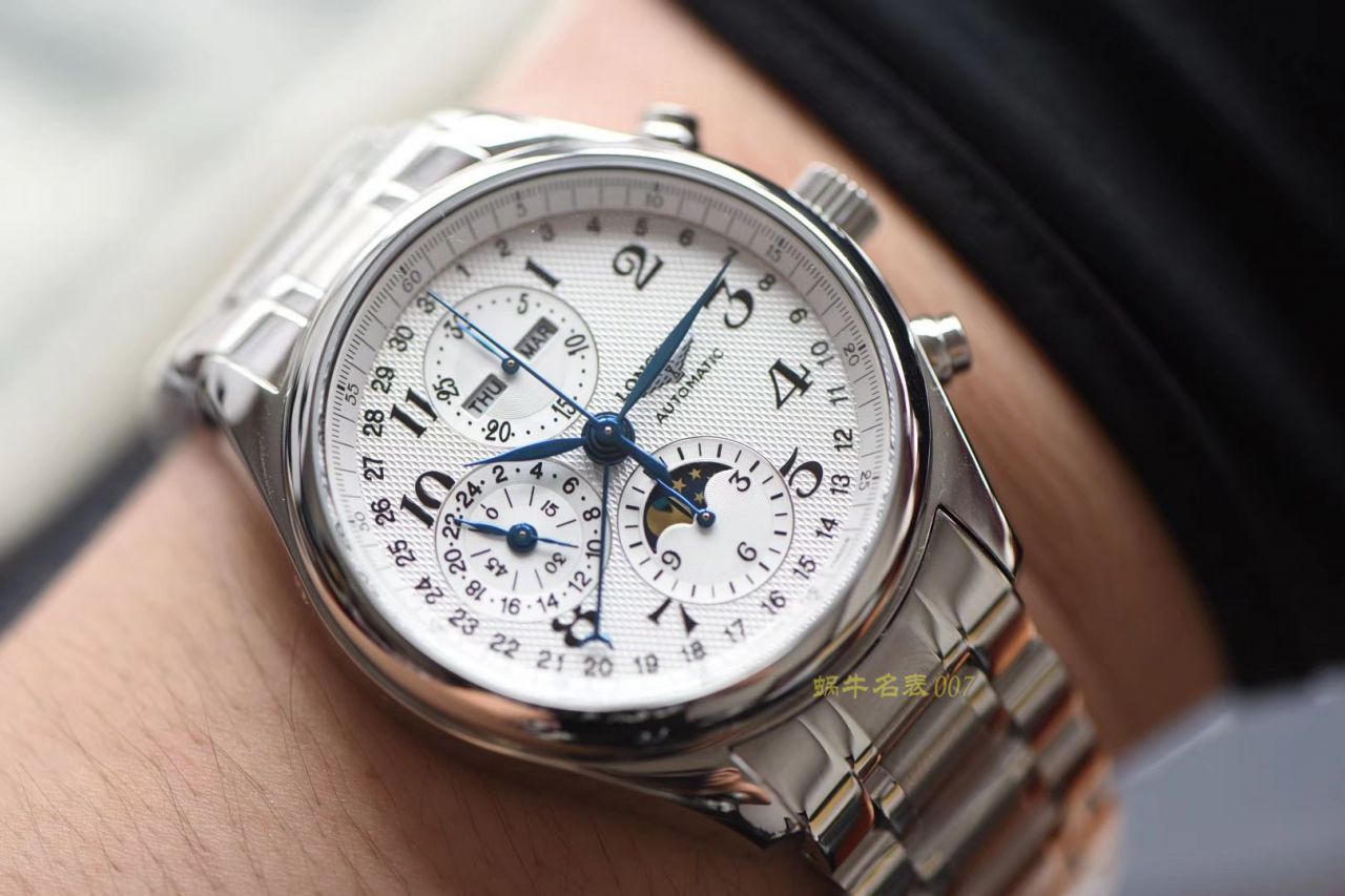 【视频评测YL工厂超A1:1精高仿手表】浪琴名匠专柜最新款 L2.773.4.78.6月相男表（自动锤L678.2刻字） / L060