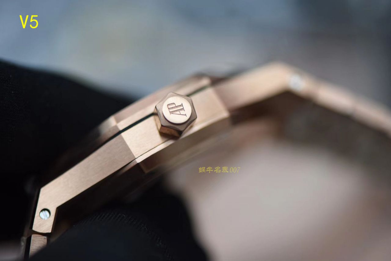 【JF厂顶级复刻高仿手表】皇家橡树系列 皇家橡树自动上链15400OR.OO.1220OR.02腕表 / AP019