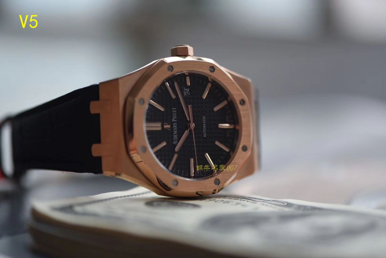 【JF厂超A精仿手表】爱彼皇家橡树系列15400OR.OO.1220OR.01机械腕表 / AP020