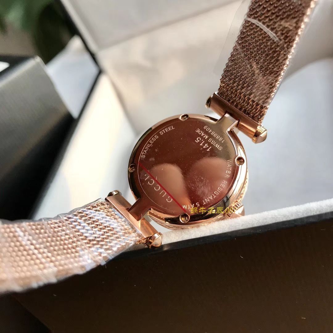 爆款硬货，全网独家！Gucci古驰双排钻钻镂空款女表【原单】 / GUCCI KK16