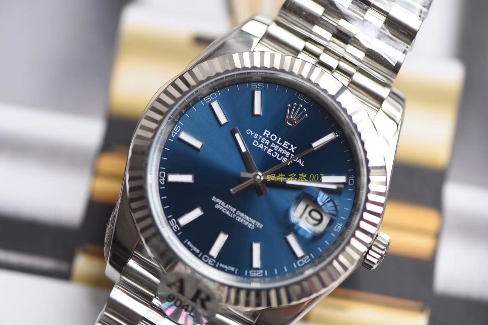 【AR一比一超A顶级高仿】劳力士日志型DATEJUST系列116334-72210蓝盘腕表904钢 / R252