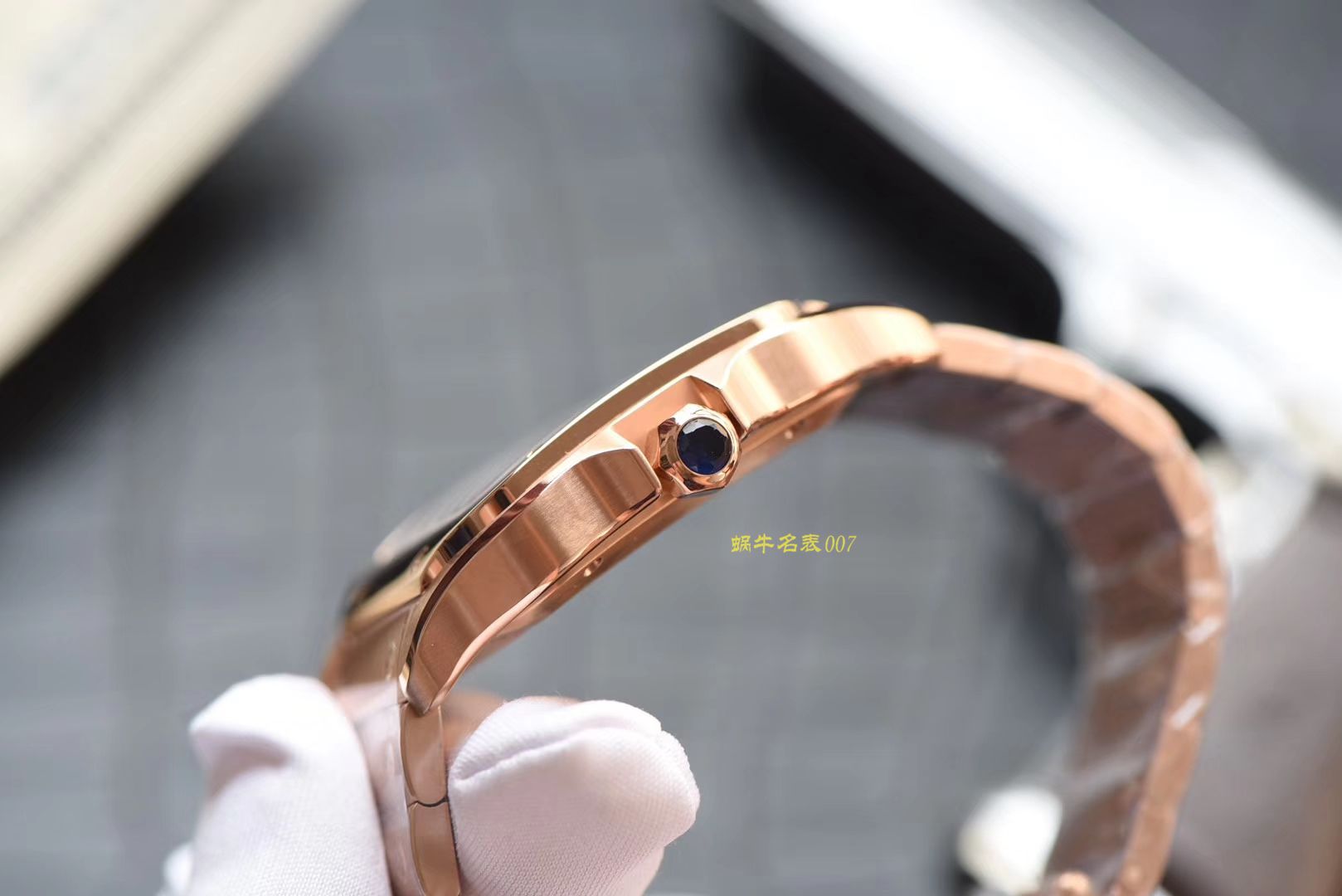 卡地亚山度士系列WGSA0007（大号）腕表【KOR一比一高精仿手表】 / K196