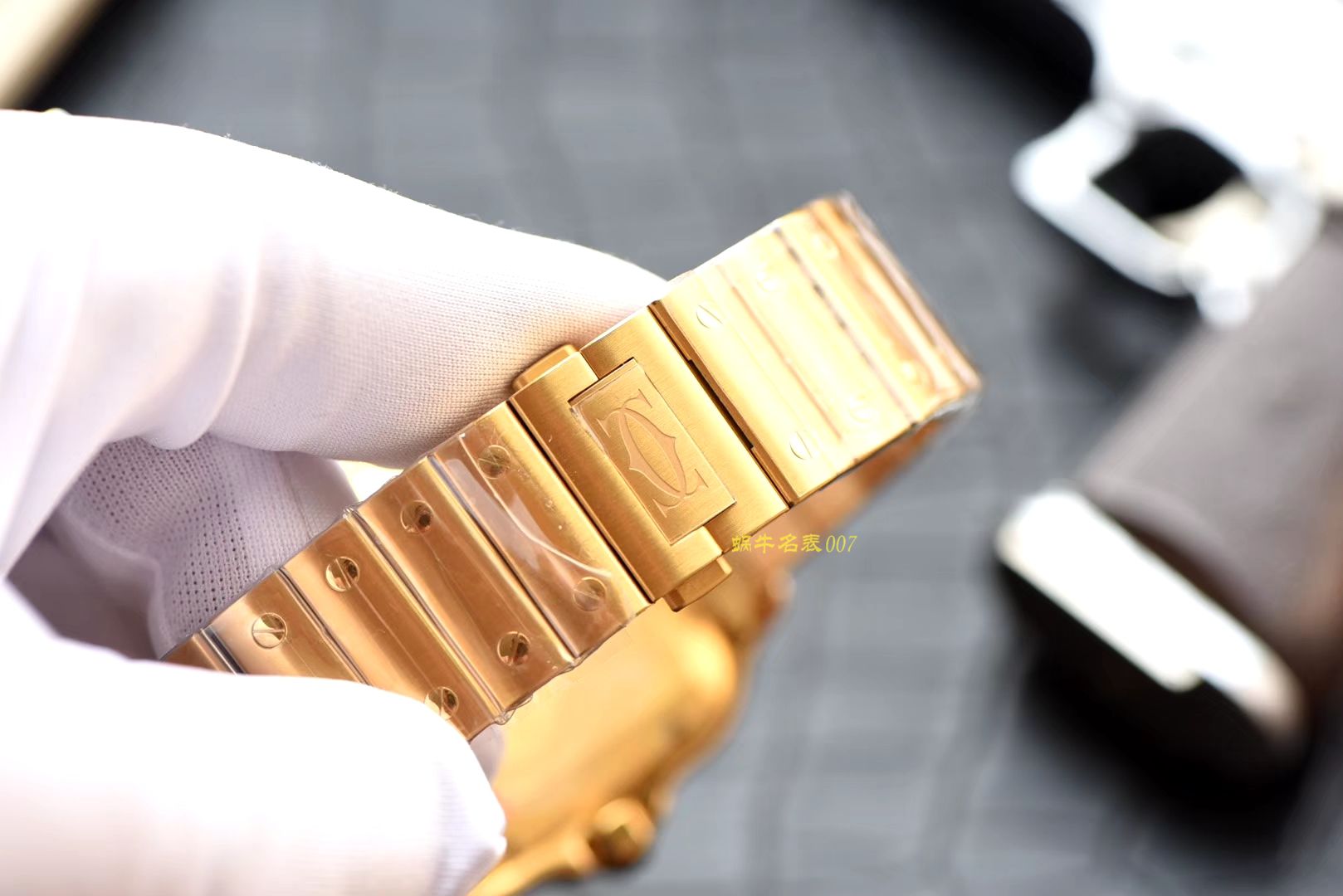 卡地亚山度士系列WGSA0009（大号）腕表【KOR一比一复刻高仿手表】 / K195