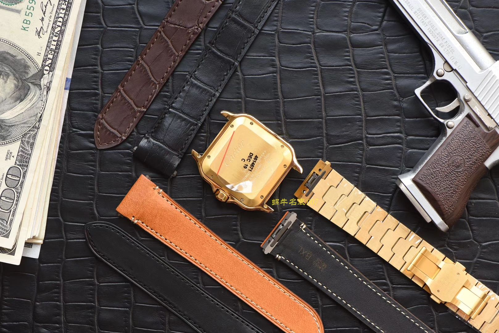 卡地亚山度士系列WGSA0009（大号）腕表【KOR一比一复刻高仿手表】 / K195