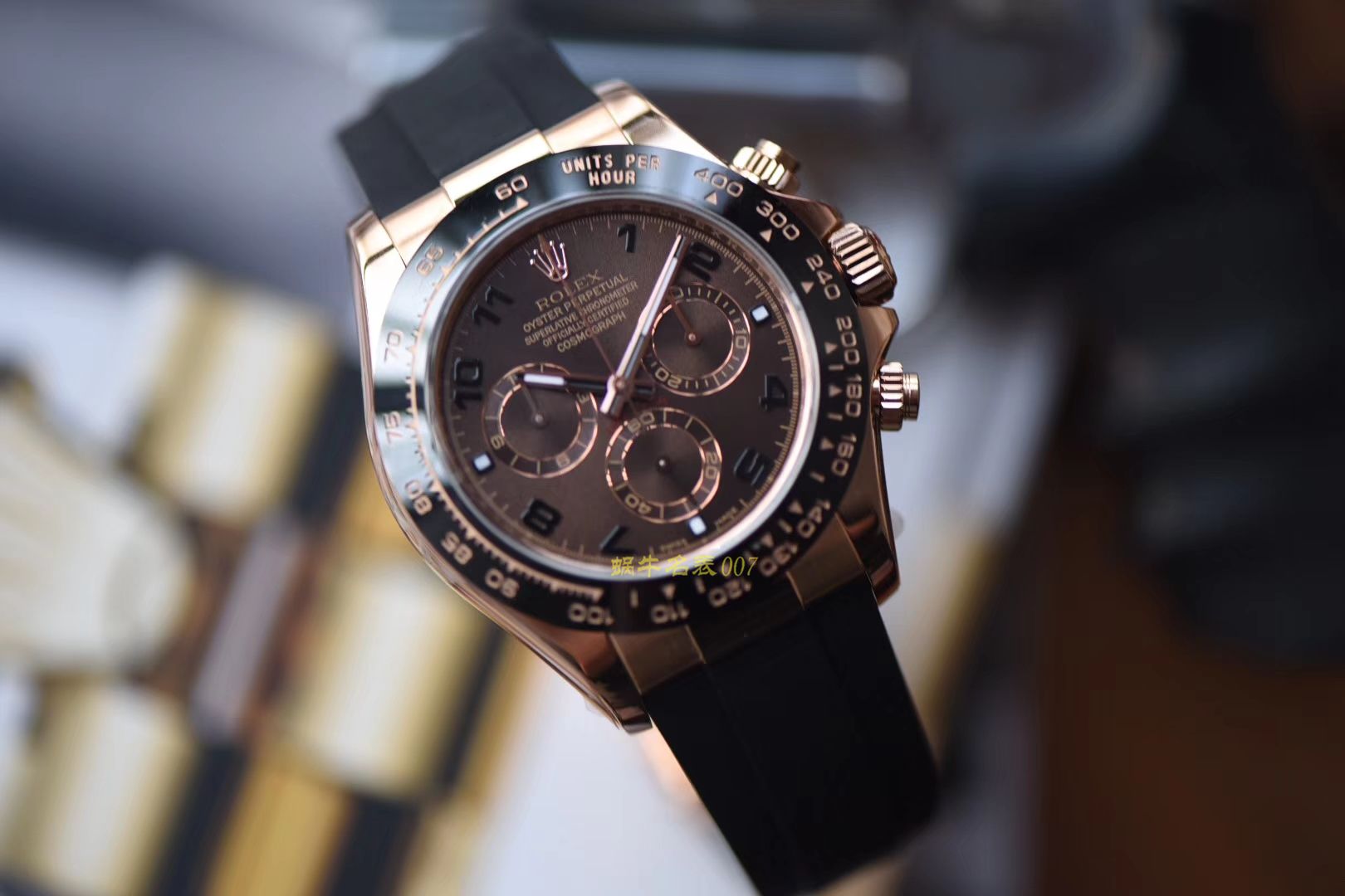 【AR一比一超A高仿手表】劳力士ROLEX宇宙计型迪通拿系列116515LN-L(FC) 咖啡面腕表 / R200