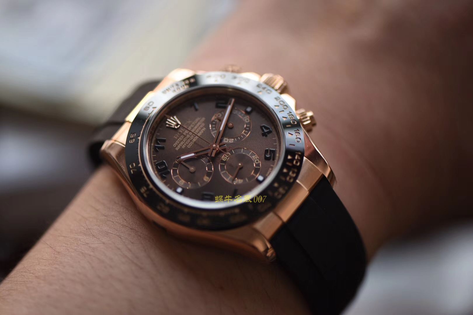 【AR一比一超A高仿手表】劳力士ROLEX宇宙计型迪通拿系列116515LN-L(FC) 咖啡面腕表 / R200