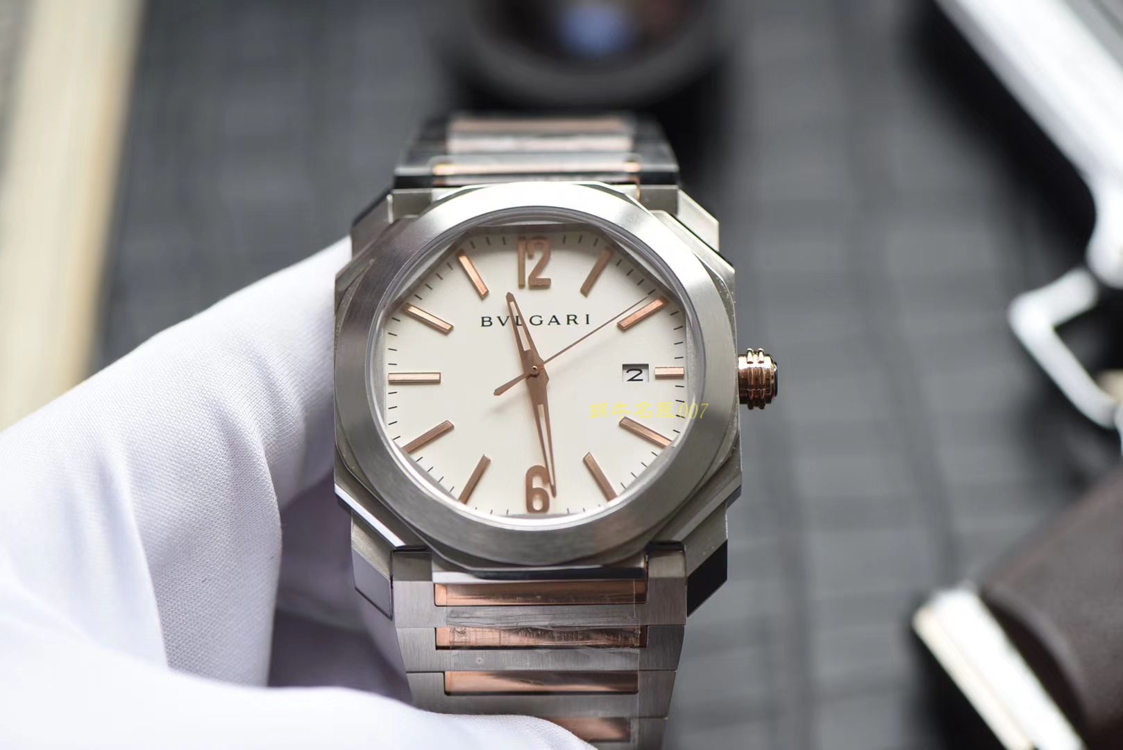 宝格丽OCTO系列102118 BGO38WSPGD腕表【台湾厂一比一复刻高仿手表】 / BG023