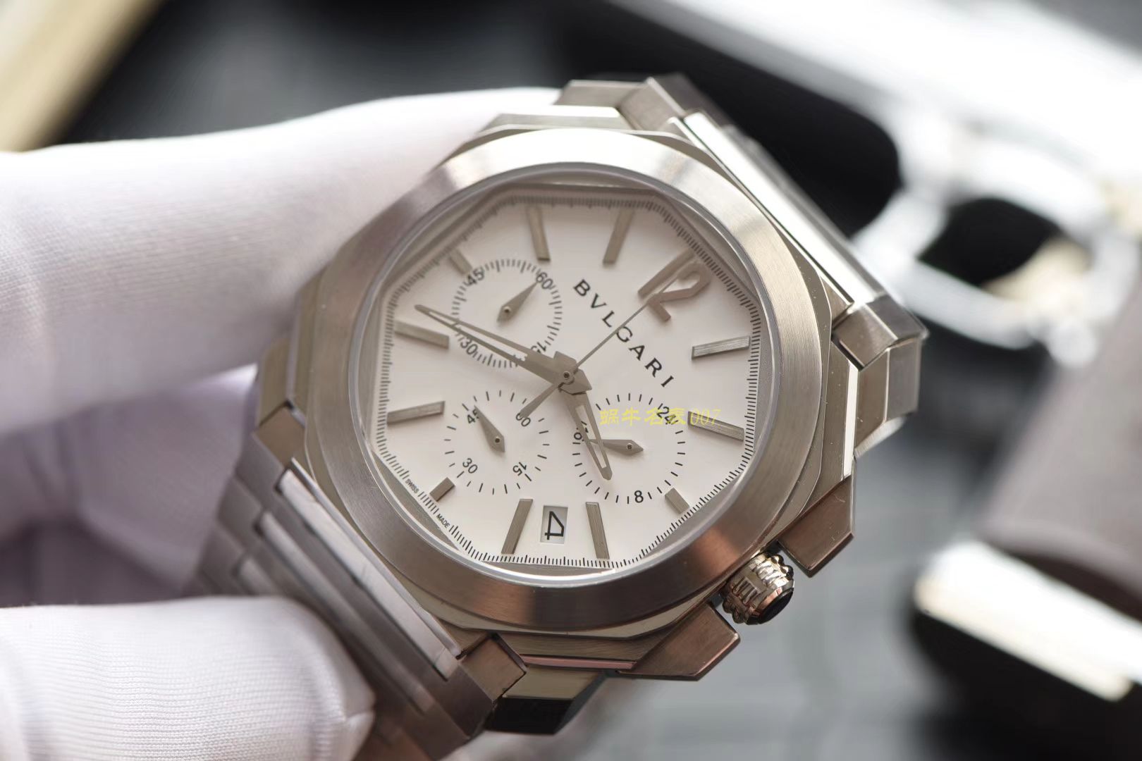 宝格丽OCTO系列102116 BGO41BSSDCH腕表【台湾厂一比一精高仿手表】 / BG028