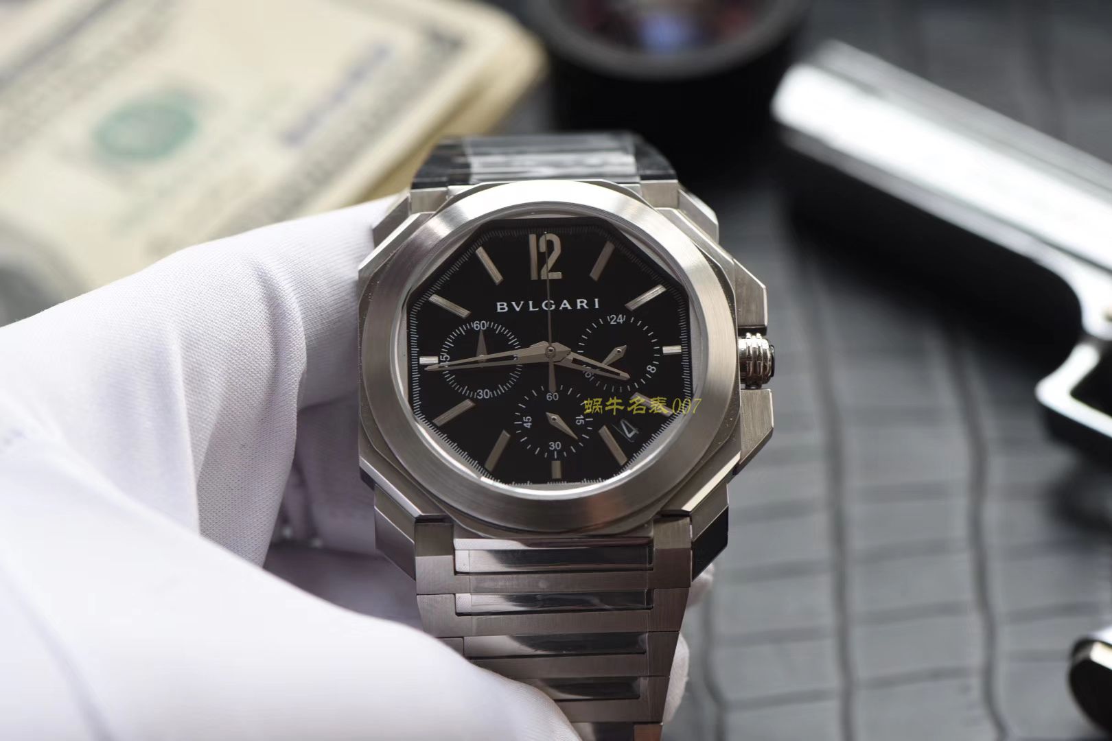 宝格丽OCTO系列102116 BGO41BSSDCH腕表【台湾厂一比一精高仿手表】 / BG028