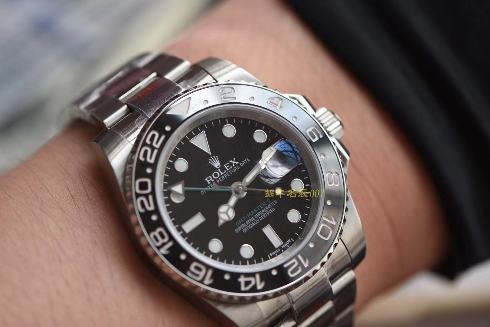 劳力士格林尼治型II系列116710LN-78200腕表(绿针)【DJ一比一复刻高仿手表】 / R291